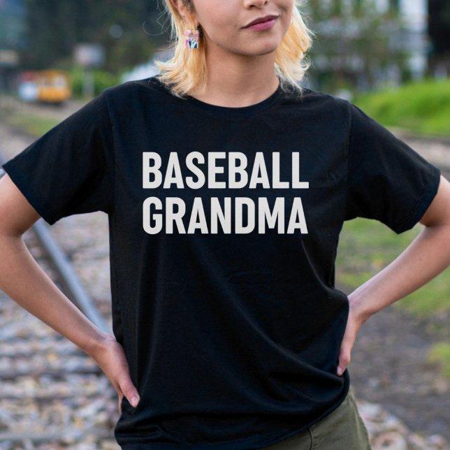 T-shirt Grand-mère de baseball (Créateur téléchargé)