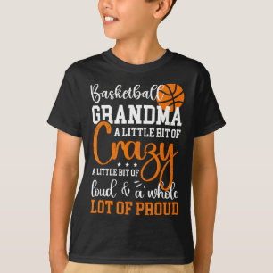 T-shirt Grand-Mère De Basketball Fier Grand-Mère D'Un Bask