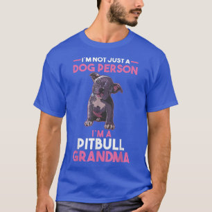 T-shirt Grand-mère de chien Pitbull Grand-mère