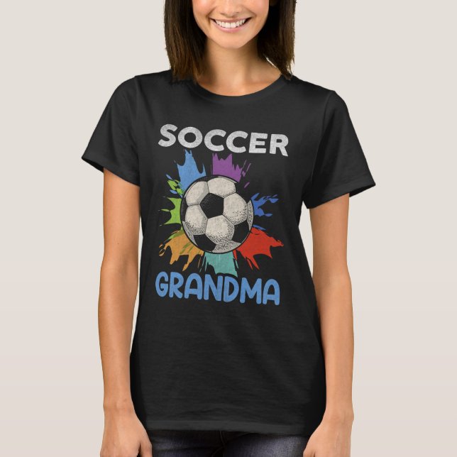T-shirt Grand-mère de football  (Devant)