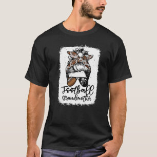 T-shirt Grand-mère de football Bun sale léopard vintage Te