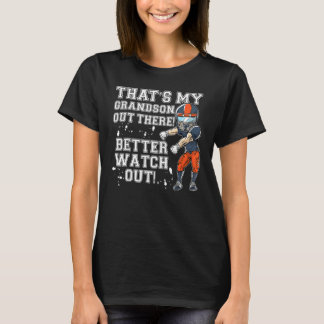 T-shirt Grand-mère de football, c'est mon petit-fils là-ba