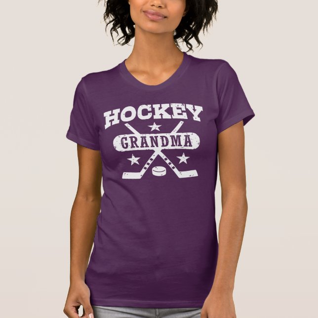 T-shirt Grand-mère de hockey (Devant)