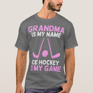 T-shirt Grand-mère de hockey sur glace Cadeau