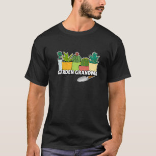 T-shirt Grand-mère de jardin Plantes et Shovel