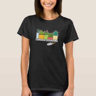 T-shirt Grand-mère de jardin Plantes et Shovel