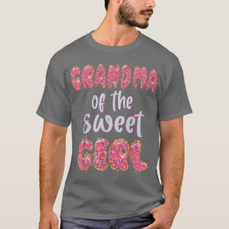 T-shirt Grand-Mère De La Douce Fille Donut Anniversaire So