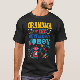 T-shirt Grand-mère de la famille de jumelage de robots d'a