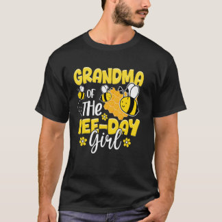 T-shirt Grand-Mère De La Fête Des Abeilles Fête D'Annivers