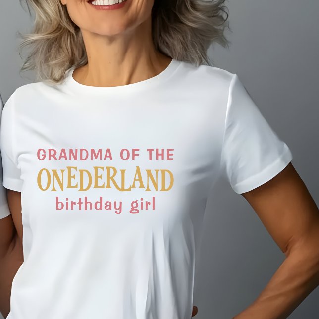T-shirt Grand-mère de la fille d'anniversaire Alice au pay (Créateur téléchargé)