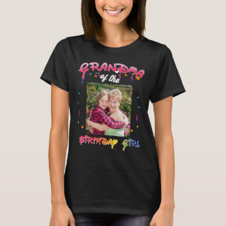 T-shirt Grand-mère de la fille d'anniversaire Anniversaire