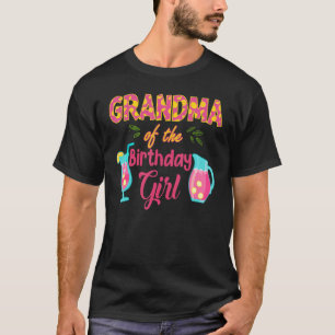 T-shirt Grand-mère de la fille d'anniversaire Lemonade ros
