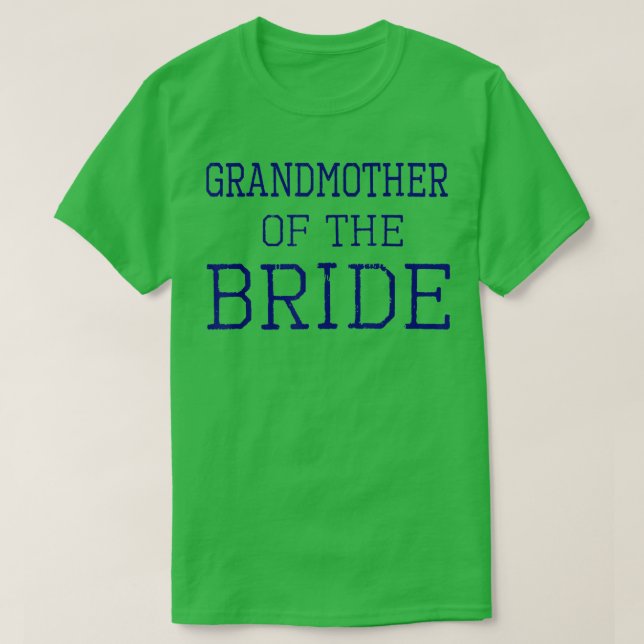 T-shirt Grand-mère de la mariée - Coordination du mariage  (Design devant)