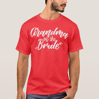 T-shirt Grand-mère de la mariée Flèche Mariage ou Bachelor