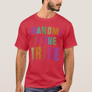 T-shirt GRAND-MÈRE DE LA MARIÉE Groupe de mariée Mamie Fam