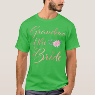 T-shirt Grand-mère de la mariée pour femmes Grand-mère de