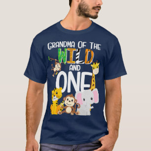T-shirt Grand-mère de la nature et un zoo thème Annivers