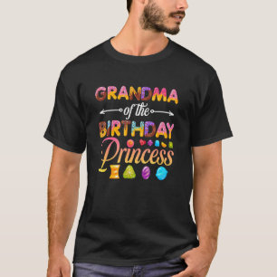 T-shirt Grand-Mère De La Princesse Donut Anniversaire Gi