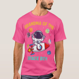 T-shirt Grand-Mère De L'Anniversaire Astronaut Thème De Ga