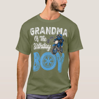T-shirt Grand-mère de l'anniversaire Boy Dirt Bike Anniver