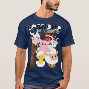 T-shirt Grand-Mère De L'Anniversaire Garçon Barnyard Far