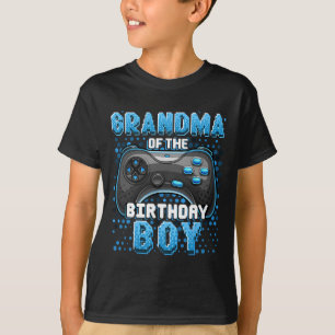 T-shirt Grand-Mère De L'Anniversaire Garçon Matching Vidéo