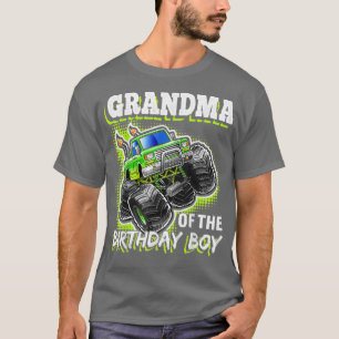 T-shirt Grand-mère de l'anniversaire Garçon Monster Camion