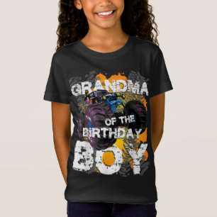 T-Shirt Grand-Mère De L'Anniversaire Garçon Monster Truck 