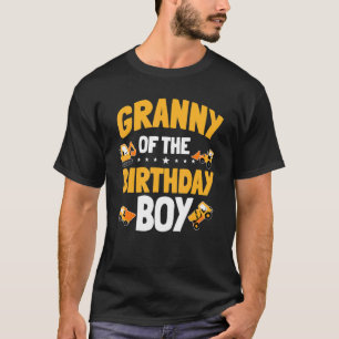 T-shirt Grand-Mère De L'Anniversaire Garçon Travailleur De