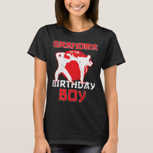 T-shirt Grand-Mère De L'Anniversaire Karate Taekwondo Boy