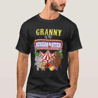 T-shirt Grand-Mère De L'Anniversaire Ringmaster Enfants Ci