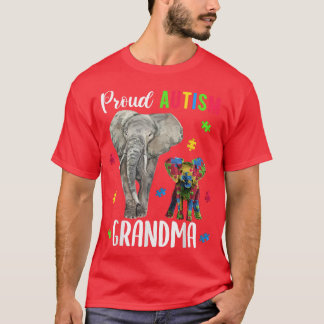 T-shirt Grand-mère de l'autisme, Autisme des femmes amusan