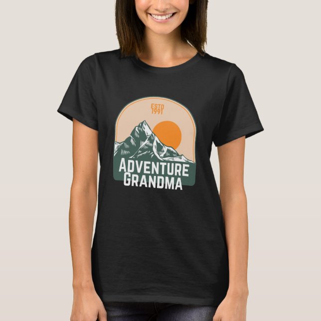 T-shirt Grand-mère de l'aventure (Devant)
