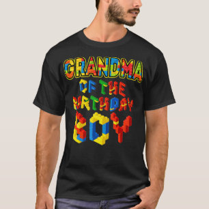 T-shirt Grand-mère de l'édifice des garçons d'anniversaire