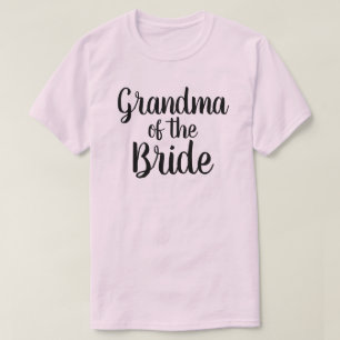 T-shirt Grand-mère de l'épouse