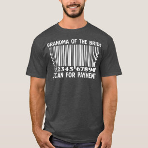 T-shirt Grand-Mère De L'Épouse Analyser Pour Le Mariage De