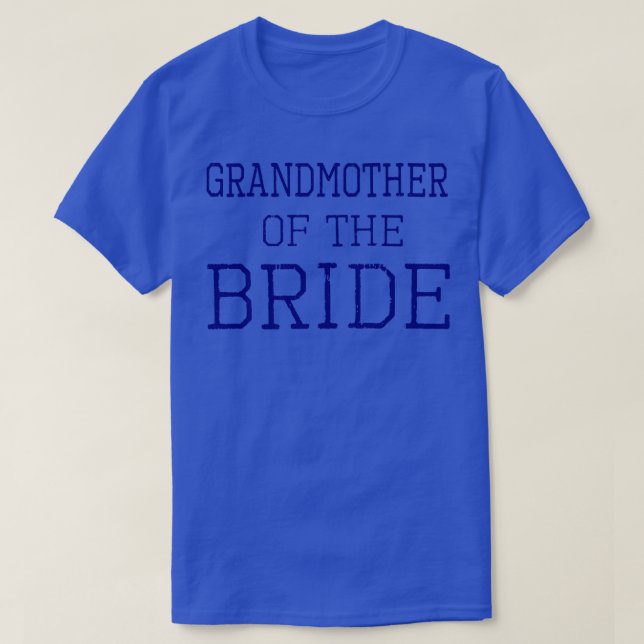 T-shirt Grand-mère de l'épouse Coordination par le Mariage (Design devant)