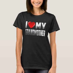 T-shirt Grand-mère de petits-enfants J'aime ma grand-mère