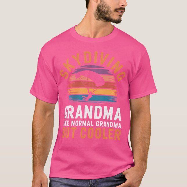 T-shirt Grand-Mère De Plongée Comme Grand-Mère Normale Mai (Devant)