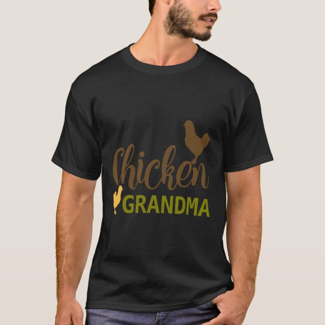 T-shirt Grand-mère de poulet (Devant)