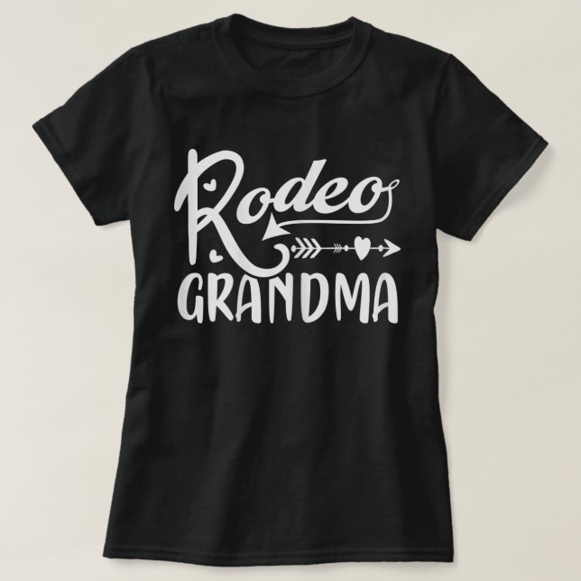 T-shirt Grand-mère de Rodéo pour femmes - Grand-mère amusa (Design devant)