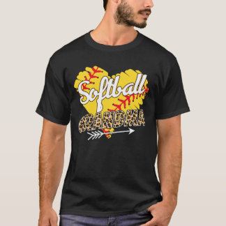 T-shirt Grand-Mère De Softball, Conception De Softball Pou