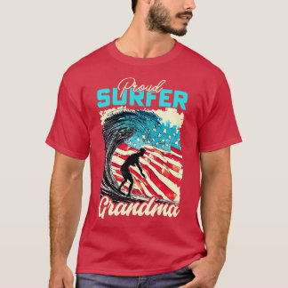 T-shirt Grand-mère de surfer fière
