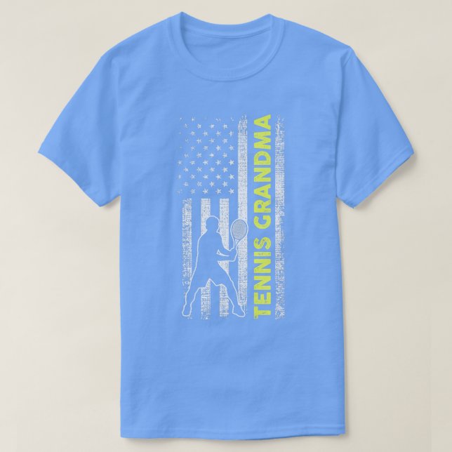 T-shirt Grand-mère de tennis  (Design devant)