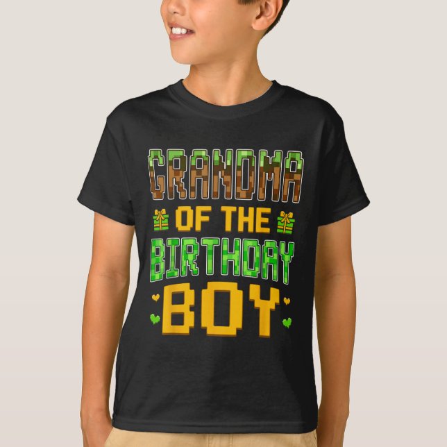 T-shirt Grand-mère de The Birthday Boy Video Gamer Birthda (Devant)