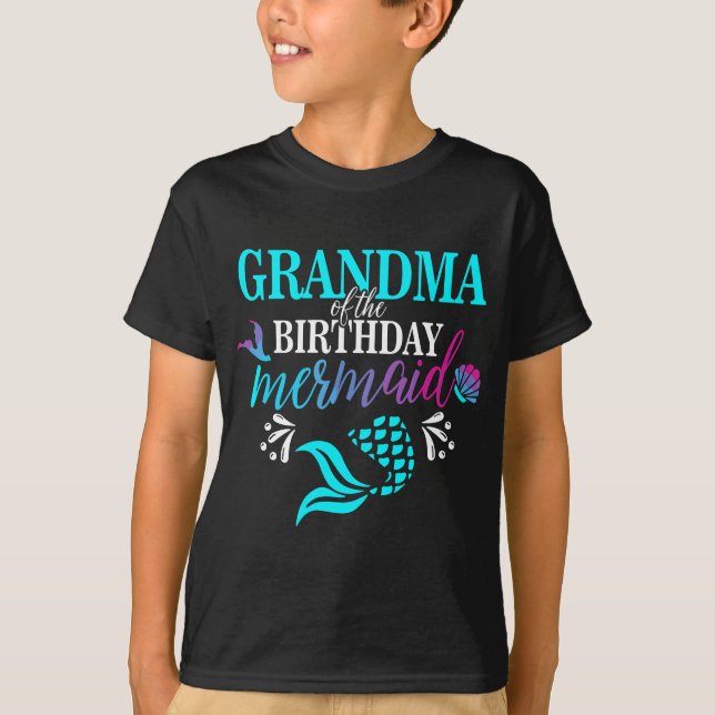 T-shirt Grand-mère de The Birthday Mermaid (Devant)