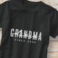 Grand-mère depuis 20XX Moderne Simple Preppy