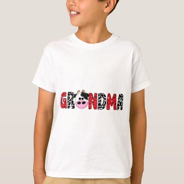 T-shirt Grand-mère des femmes de l'anniversaire pour Boy C (Devant)