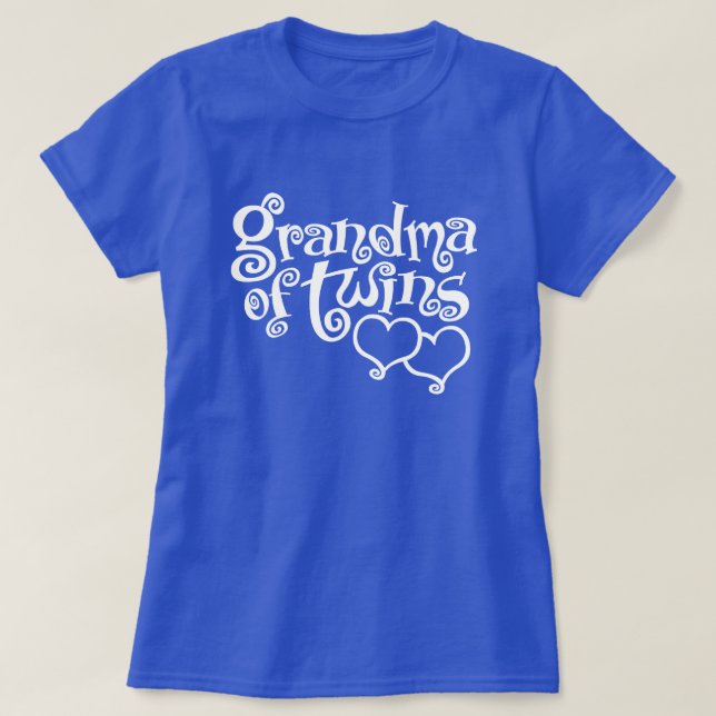 T-shirt Grand-mère des jumeaux (Design devant)