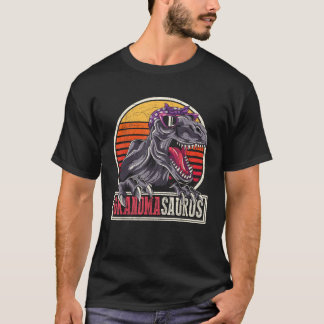 T-shirt Grand-mère Dinosaur Mothers Day Venin Idea Grandma
